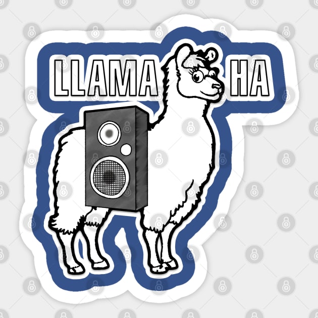 Llamaha Sticker by tomytshirt